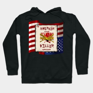 The American Serial Killer Guidebook Logo - Transparent Background Hoodie